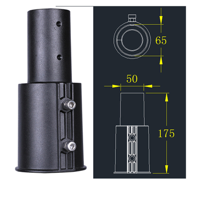 ADC12 A380 iluminazioni pubbliche degli elementi della pressofusione adattatore di 80mm - di 60mm