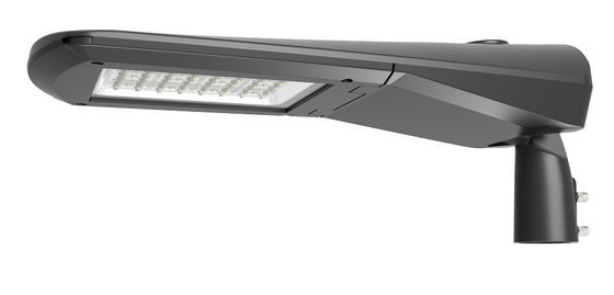 Dimmabile 120lm/W 3000k Ra80 IK08 Die Casting Aluminium Led Street Light IP66 Nero Colore Per Strada Principale