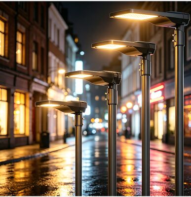 Illuminazione stradale LED in alluminio 5 anni di garanzia 170 Im/w efficacia