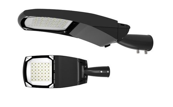 IP66 iluminazione pubblica principale di alluminio 140lm/W nero 4000k Ra70 della pressofusione