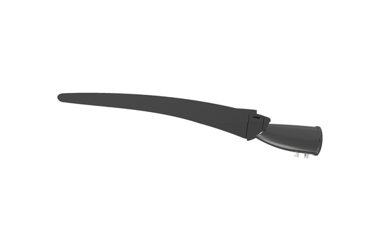 Personalizzato 120° angolo di fascio LED Street Light Housing Grigio scuro Colore del corpo